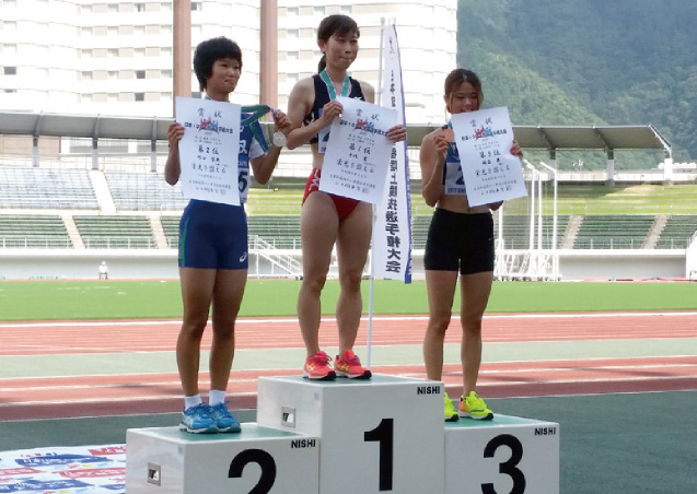 日本ID陸上競技選手権大会 100m 3位